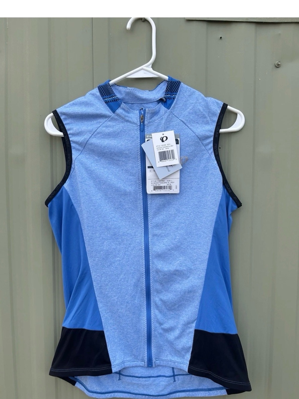 Pearl Izumi Light Blue Women's Sleeveless Cycling Jersey